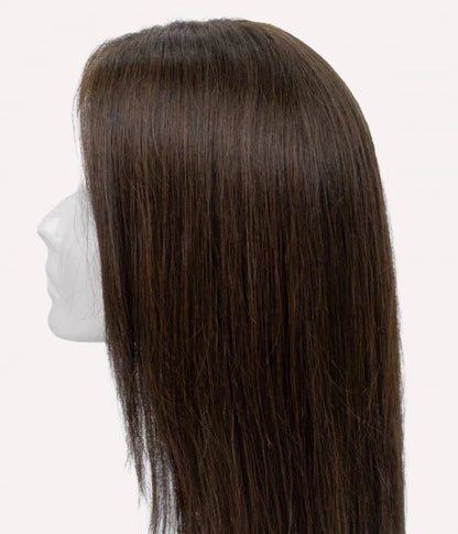 8.5” x 9” Breeze | Ultra-breathable Lace Top Human Hair Topper With Lace Front| Ponytail Topper|Low Density
