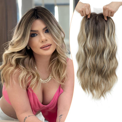 ⚡Final Hours –🌷2026 New Lightweight & Breathable Wavy Hair Topper