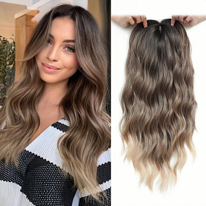 ⚡Final Hours –🌷2026 New Lightweight & Breathable Wavy Hair Topper