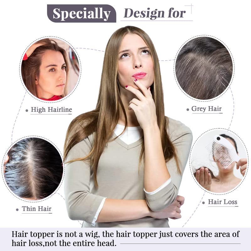 ⚡Final Hours –🌷2026 New Lightweight & Breathable Wavy Hair Topper
