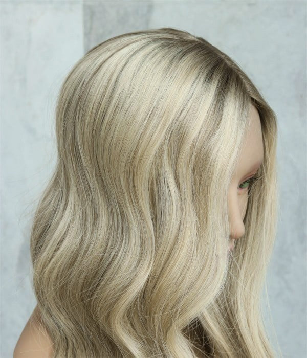 8.5” x 9” Breeze | Ultra-breathable Lace Top Human Hair Topper With Lace Front| Ponytail Topper|Low Density