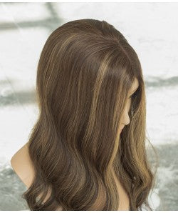 8.5” x 9” Breeze | Ultra-breathable Lace Top Human Hair Topper With Lace Front| Ponytail Topper|Low Density