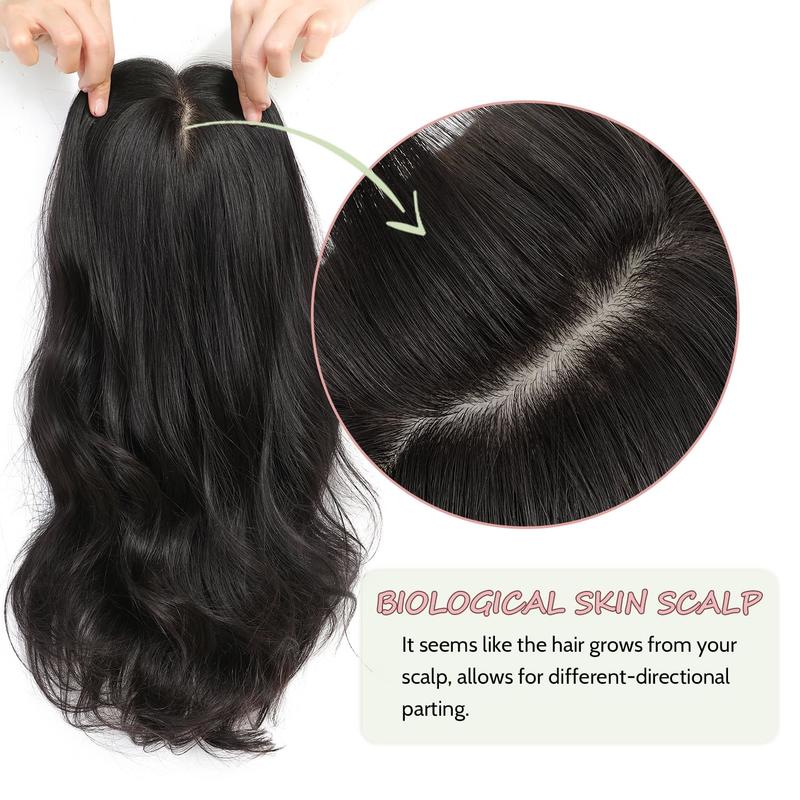 ⚡Final Hours –🌷2026 New Lightweight & Breathable Wavy Hair Topper